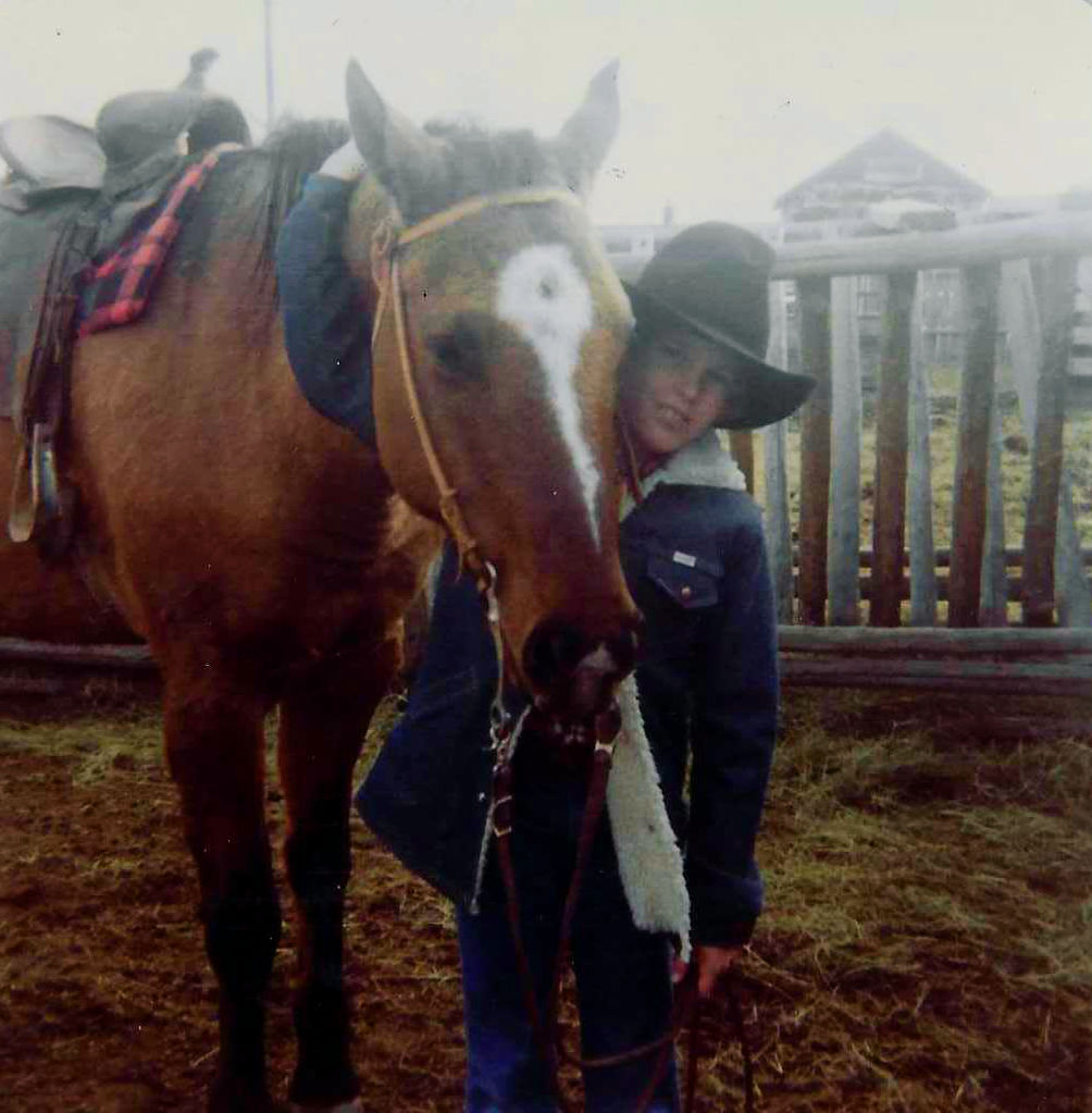 kid with horse