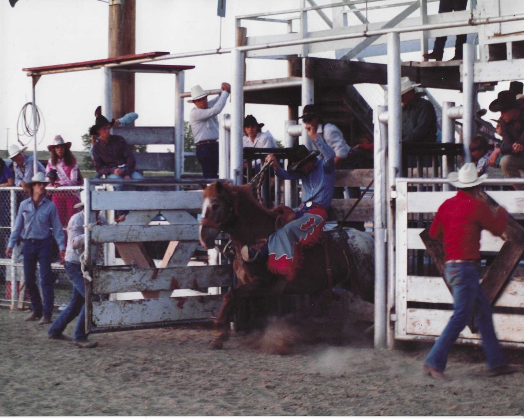 bronc riding