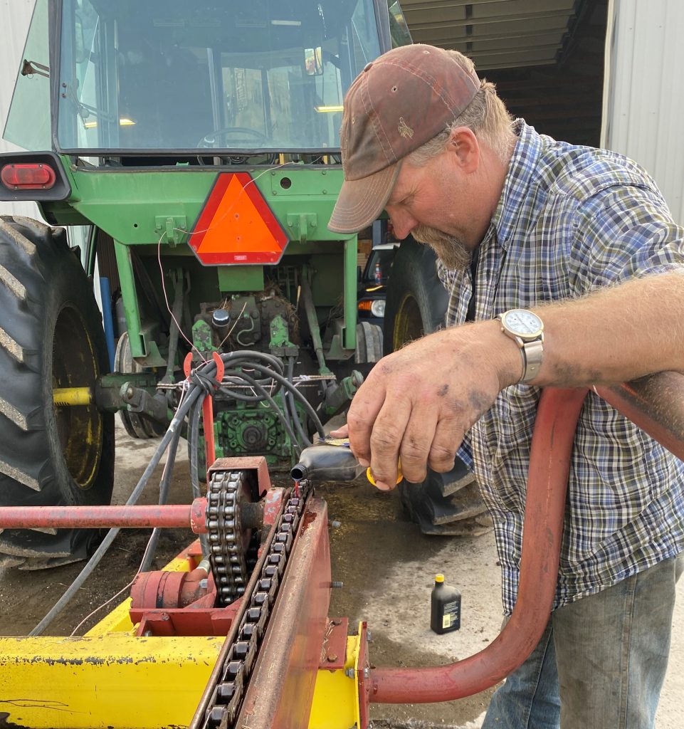 Soaphole, Tractor. Lubrication