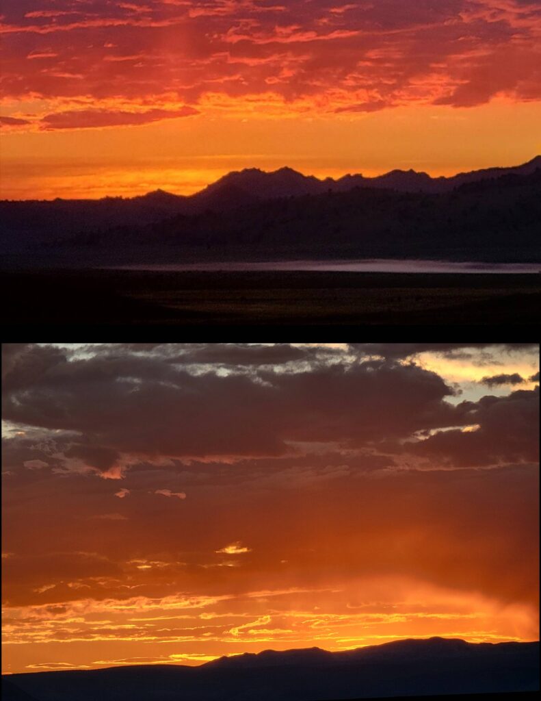 DAWN AND SUNSET